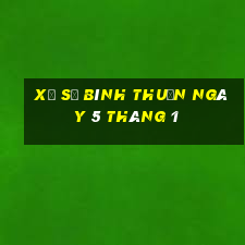 xổ số bình thuận ngày 5 tháng 1