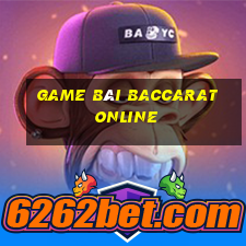 game bài baccarat online