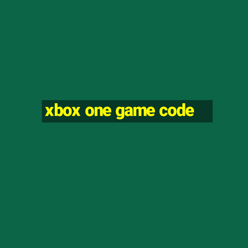 xbox one game code