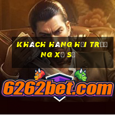 Khách hàng hội trường xổ số