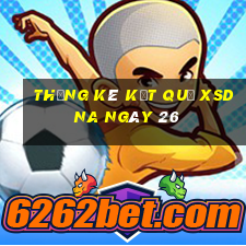 THỐNG KÊ KẾT QUẢ XSDNA ngày 26