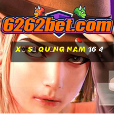 xổ số quảng nam 16 4