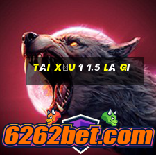 tài xỉu 1 1.5 là gì