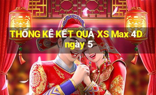 THỐNG KÊ KẾT QUẢ XS Max 4D ngày 5