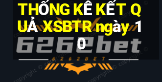 THỐNG KÊ KẾT QUẢ XSBTR ngày 10