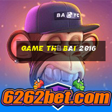 game thẻ bài 2016