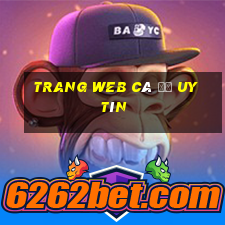 trang web cá độ uy tín