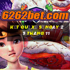 kết quả xổ số ngày 25 tháng 11