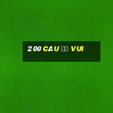 200 câu đố vui