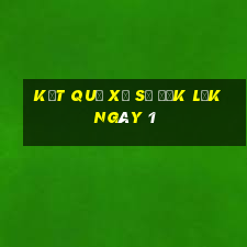 kết quả Xổ Số đắk lắk ngày 1