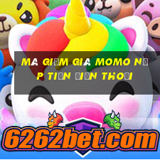 mã giảm giá momo nạp tiền điện thoại