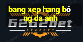 bang xep hang bóng da anh