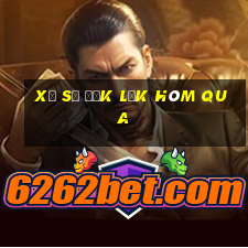 xổ số đắk lắk hôm qua