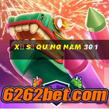 xổ số quảng nam 30 1