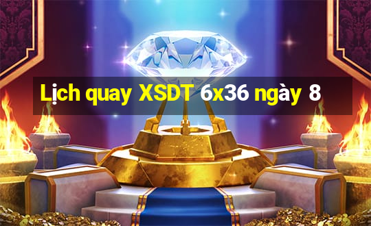 Lịch quay XSDT 6x36 ngày 8