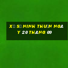 xổ số ninh thuận ngày 20 tháng 09