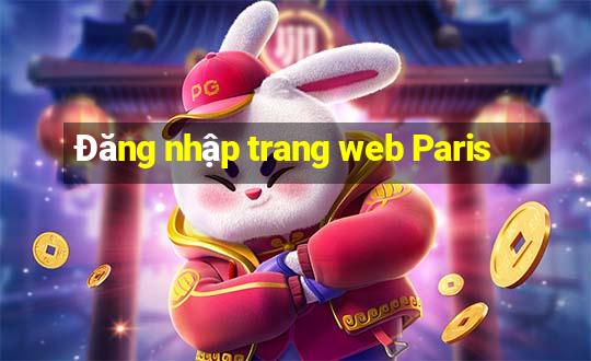 Đăng nhập trang web Paris