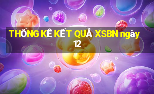 THỐNG KÊ KẾT QUẢ XSBN ngày 12