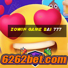 Zowin Game Bài 777