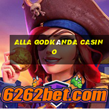 alla godkända casino