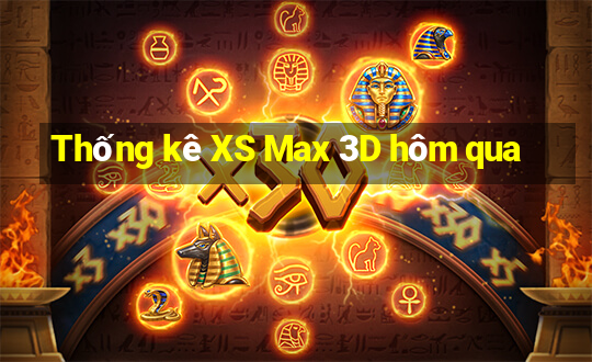 Thống kê XS Max 3D hôm qua