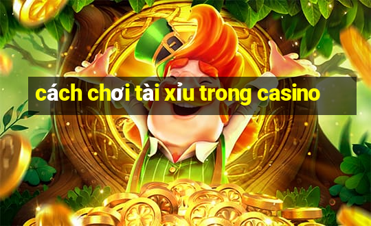 cách chơi tài xỉu trong casino