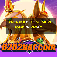 thống kê xổ số miền nam 30 ngày