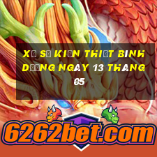 xổ số kiến thiết bình dương ngày 13 tháng 05