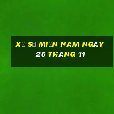 xổ số miền nam ngày 26 tháng 11