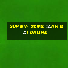 sunwin game đánh bài online