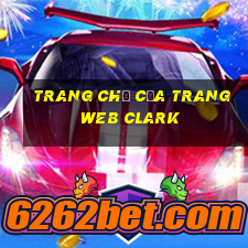 Trang chủ của trang web Clark