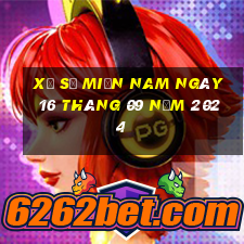 xổ số miền nam ngày 16 tháng 09 năm 2024