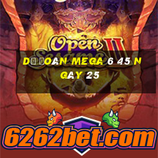 Dự Đoán MEGA 6 45 ngày 25