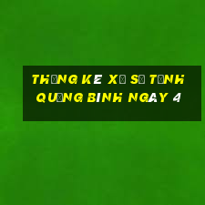 Thống kê Xổ Số Tỉnh Quảng Bình ngày 4