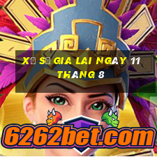 xổ số gia lai ngày 11 tháng 8