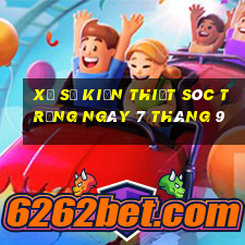 xổ số kiến thiết sóc trăng ngày 7 tháng 9