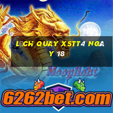 Lịch quay XSTT4 ngày 18