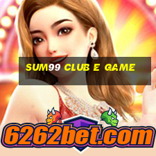 Sum99 Club E Game