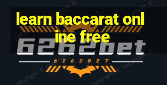 learn baccarat online free