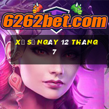 xổ số ngày 12 tháng 7