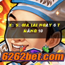 xổ số gia lai ngày 6 tháng 10