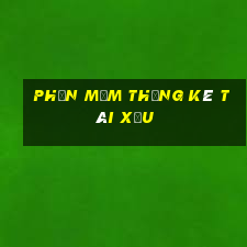 phần mềm thống kê tài xỉu