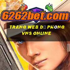 trang web dự phòng vns Online