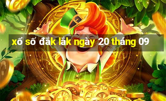 xổ số đắk lắk ngày 20 tháng 09