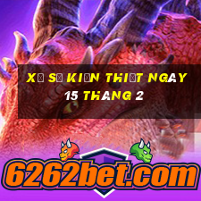 xổ số kiến thiết ngày 15 tháng 2