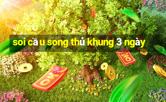 soi cầu song thủ khung 3 ngày