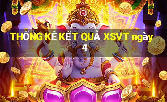 THỐNG KÊ KẾT QUẢ XSVT ngày 4