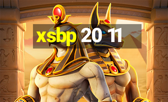 xsbp 20 11