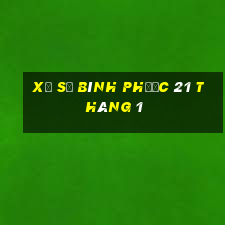 xổ số bình phước 21 tháng 1