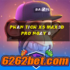 Phân tích xs Max3D Pro ngày 6